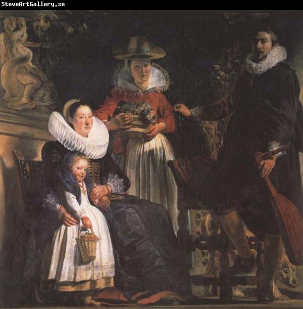 Jacob Jordaens The Artst and his Family (mk45)